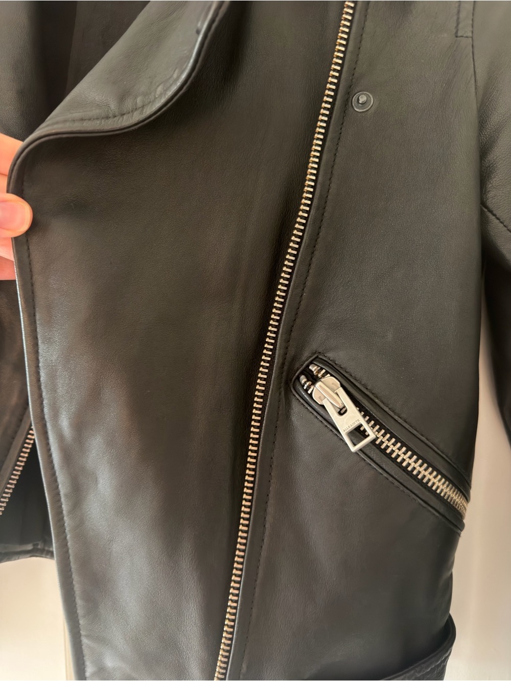 All Saints Leather Jacket - Picture 4 of 5